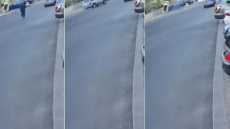 بالفيديو .. سيارة تدهس "طبيب" بطريقة مروعة
