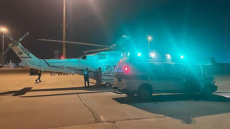 نقل مواطن بالإخلاء الطبي من الكويت إلى المملكة لاستكمال علاجه