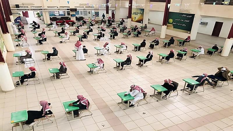 انطلاق الاختبارات الحضورية للفصل الدراسي الثاني