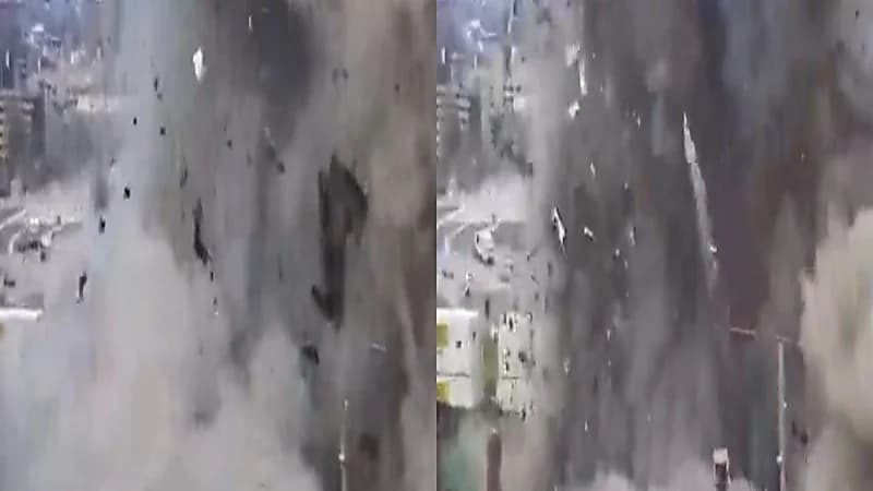 بالفيديو.. انفجار مصنع شوكولاتة يودي بحياة شخصين