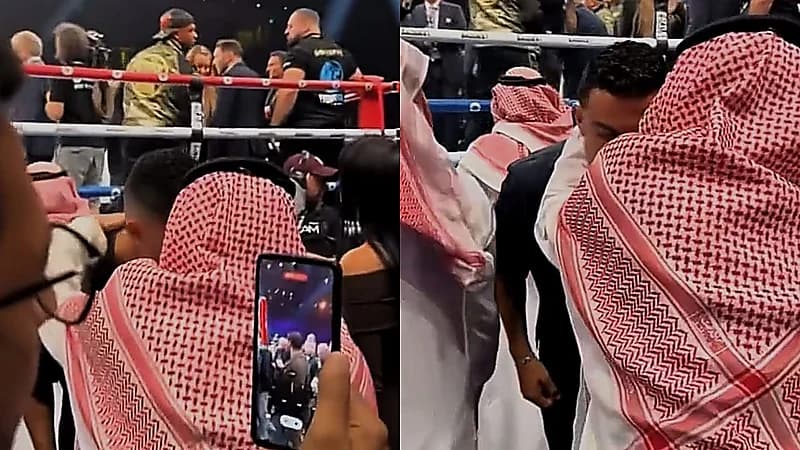 فهد بن نافل ورونالدو يتبادلان الحديث .. فيديو