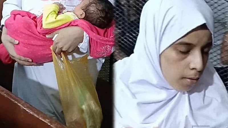ظهور قاتلة زوجها وأبنائه الـ 6 في أولى جلسات محاكمتها حاملة رضيعها بين يديها.. فيديو