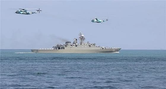 ارتطام مدمرة " دماوند " الإيرانية بحاجز أمواج خرساني