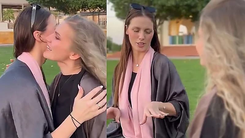 فتيات أجنبيات يوثقون لغتهم وطريقة تحدثهم بعد الإقامة في المملكة لمدة طويلة .. فيديو