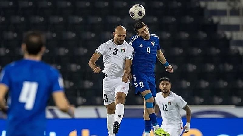 التعادل الإيجابي يحسم مواجهة فلسطين والكويت .. فيديو