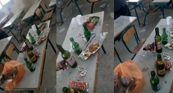 بالفيديو.. غضب بسبب العثور على خمور في مدرسة مغربية