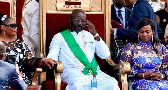 جورج ويا يؤدي اليمين كرئيسا لليبيريا ويتعهد بحملة على الفساد