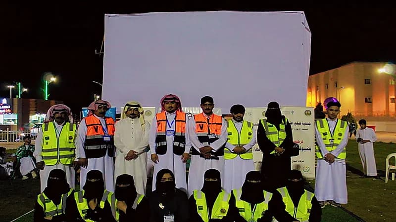 جمعية صقور طريف تحتفي بـذكرى اليوم الوطني الـ94