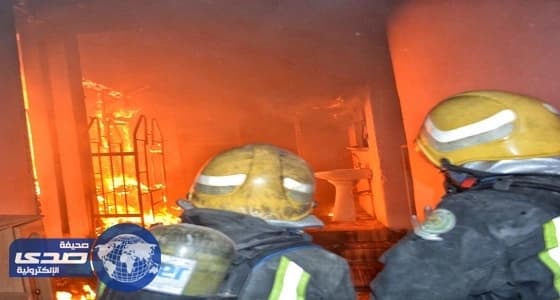إخماد حريق في إحدى الوحدات السكنية في حائل
