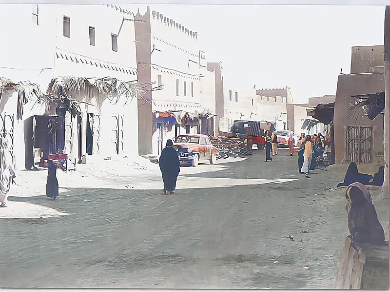 زمن البساطة والسعادة في الرياض قبل 74 عام