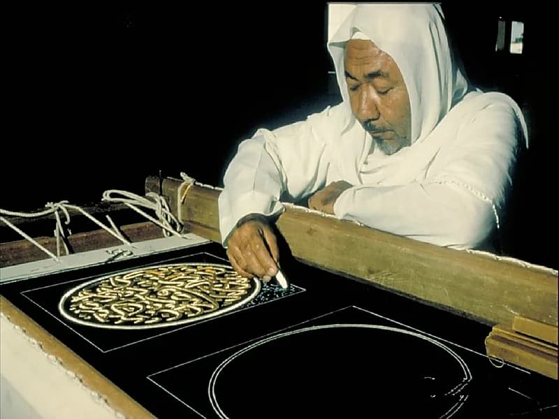 صورة نادرة للخطاط المكي عبدالرحيم أمين بخاري رحمه الله