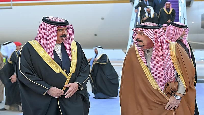 ملك البحرين يصل إلى الرياض.. فيديو