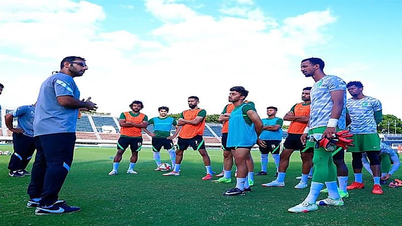 بالصور.. المنتخب الوطني الأولمبي يختتم تحضيراته استعدادا لمباراة البرازيل