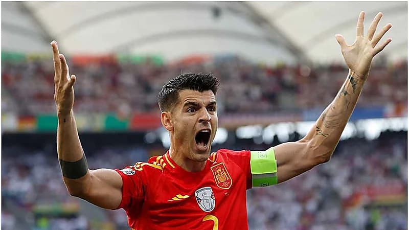 ألفارو موراتا: من المحتمل أن أترك المنتخب بعد بطولة أوروبا