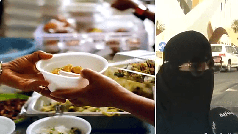 بالفيديو.. مواطنة تنقل الأسر المحتاجة مجانًا بسيارتها في تبوك