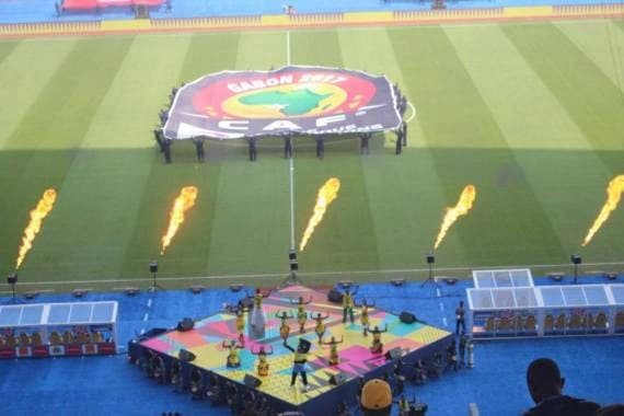 بالصور والفيديو.. استعراضات بسيطة في افتتاح بطولة الأمم الأفريقية بالجابون