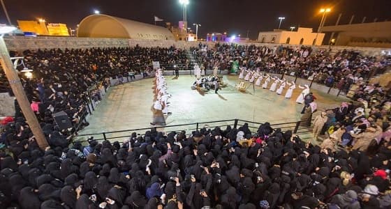 قرية الباحة التراثية بالجنادرية تشهد كثافة في الزوار