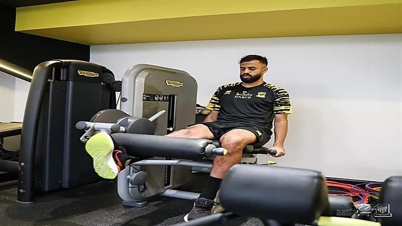 لاعب الاتحاد يستعد للمشاركة في ودية الوحدة