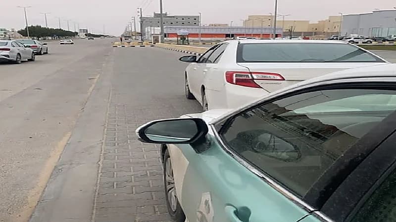 ضبط مُفحط ظهر في محتوى مرئي بحفر الباطن