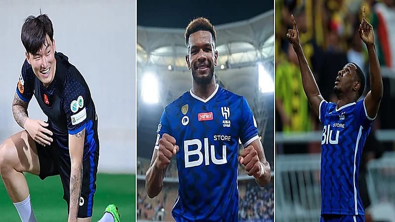 ثلاثي الهلال في التشكيلة المثالية بدوري أبطال آسيا