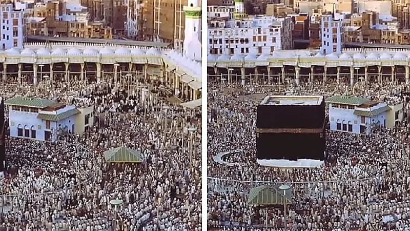 مئات المصلين داخل المسجد الحرام قبل 69 عاماً.. فيديو