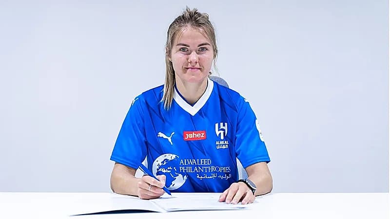 البلاروسية إنستازيا تنضم إلى سيدات الهلال