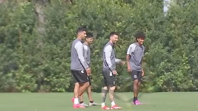 ميسي يشارك في تدريبات فريقه استعدادا لمواجهة مونتيري .. فيديو