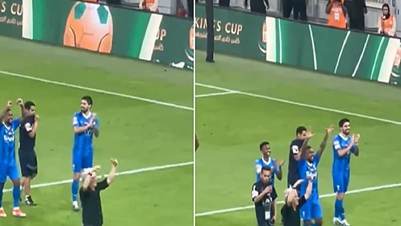 رقصة جيسوس بعد الفوز على الاتحاد .. فيديو