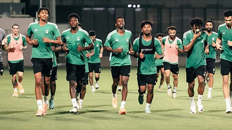 رديف الأهلي يستعد لمواجهة جدة