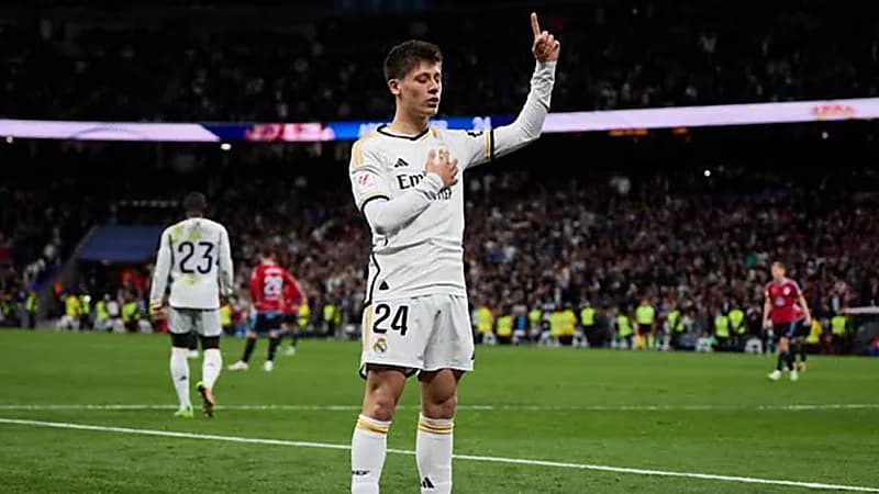 ‎أردا غولر يلفت أنظار نجوم ريال مدريد