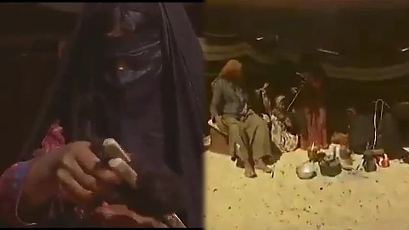 مقطع نادر لبدويات يعملنَ على غزل الصوف قبل 59..فيديو