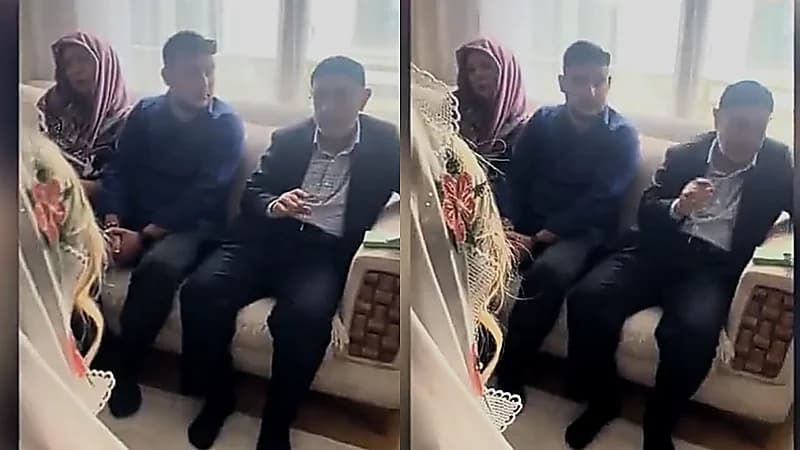 عروس تفاجئ العريس بطلب مهر خيالي في جلسة عقد القران .. فيديو