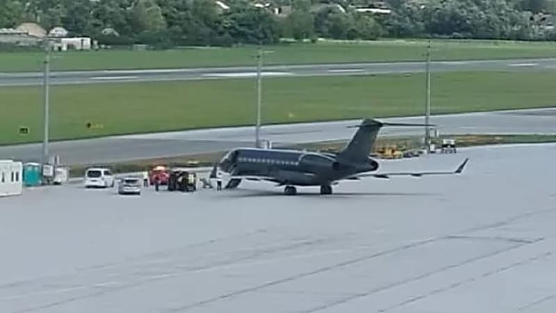 لحظة وصول جواو فيليكس إلى النمسا بطائرة رونالدو