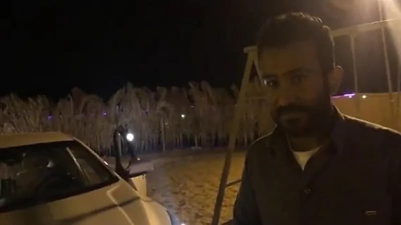 " إنجاد " ينقذ مسنًا علقت سيارته في كثبان ثمامة الرياض