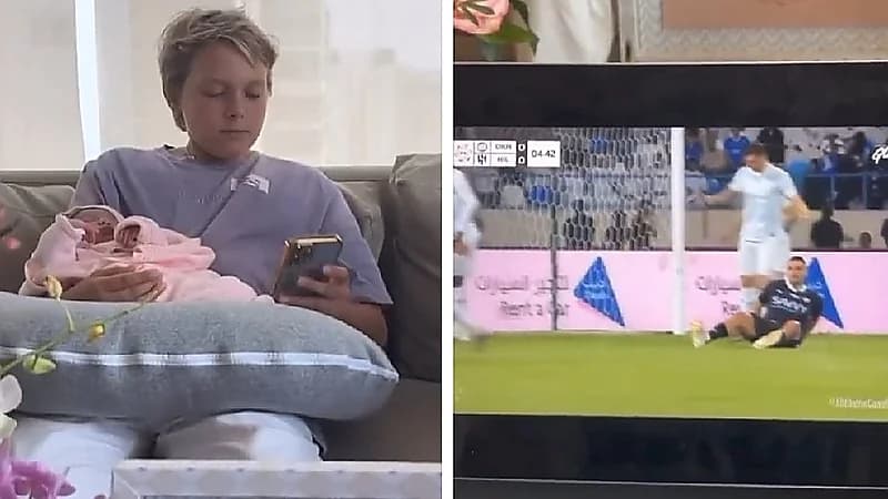 نيمار يتابع مباراة الهلال في البرازيل وسط حضور عائلي .. فيديو