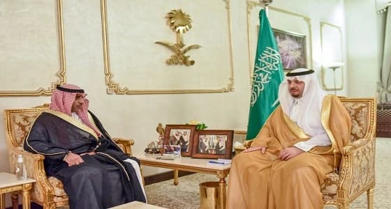 أمير الشمالية يستقبل مشرف مركز تلفزيون عرعر المكلف