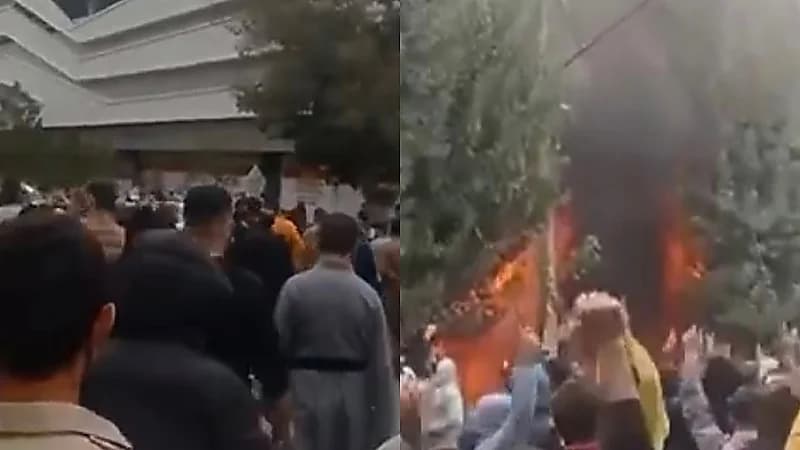 بالفيديو.. ثوار مهاباد يقتحمون 5 مقرات حكومية ويسيطروا عليها