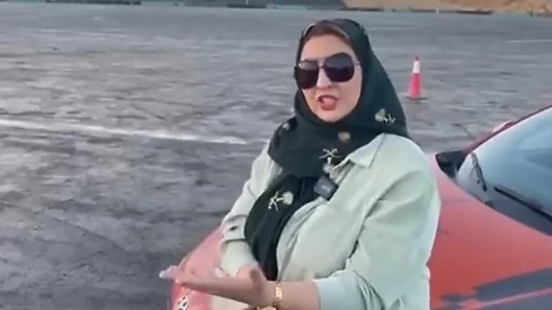 بالفيديو.. "أفنان المرغلاني" تستعرض مهارتها في قيادة السيارات