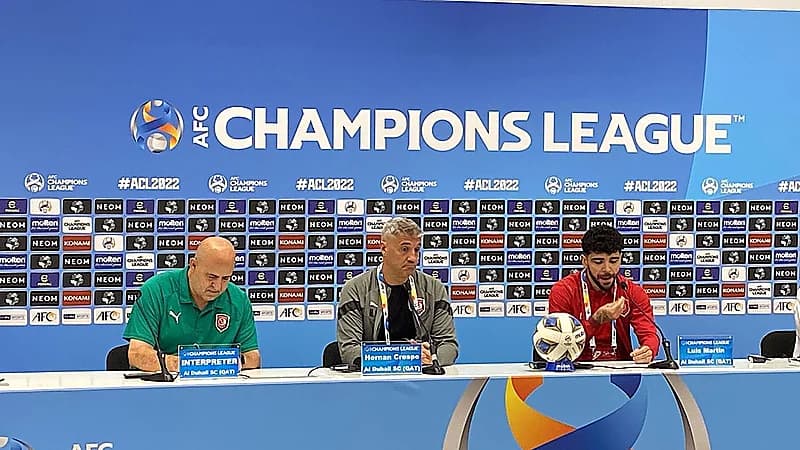 كريسبو للاعبيه: مباراة صعبة سنواجه البطل حامل اللقب ووصيف العالم