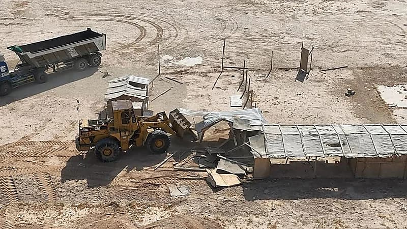 إزالة 60 موقعًا من المخيمات العشوائية بين طريق رماح والرياض