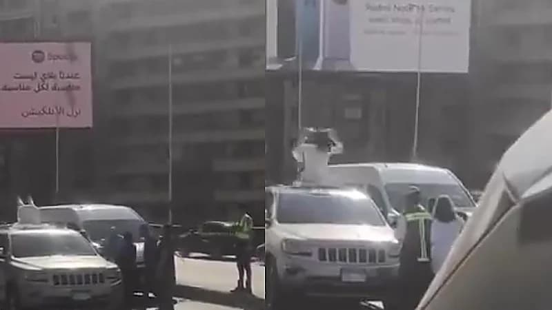 فتاة توقف حركة كوبري بحركات مثيرة للجدل.. فيديو