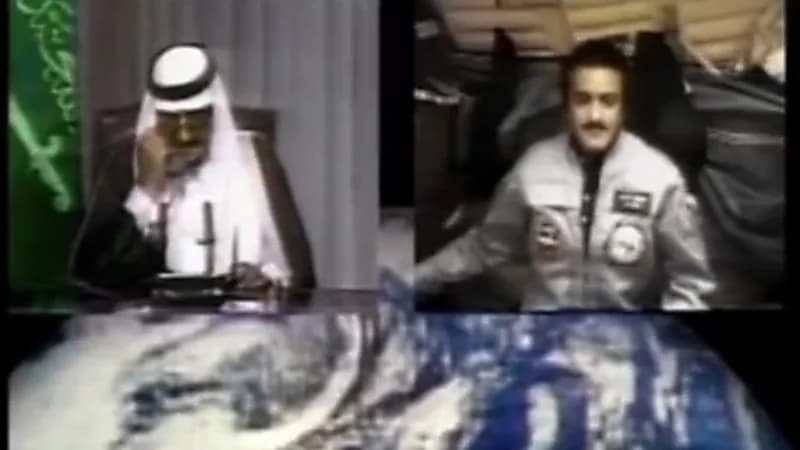 مكالمة هاتفيه بين الملك فهد والأمير سلطان على متن مكوك الفضاء ديسكفري.. فيديو