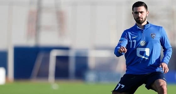 بعد إصابته..خربين يعود إلى تدريبات الهلال