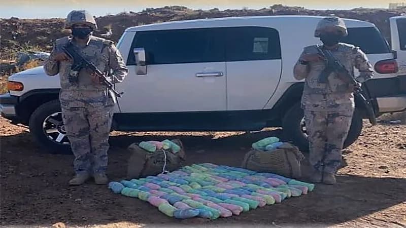 إحباط محاولات تهريب 117 كيلوجرامًا من الحشيش وطنين من القات بنجران وعسير