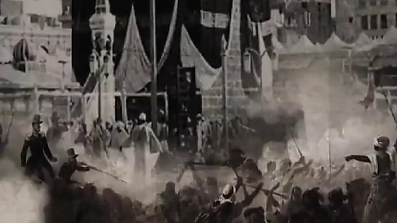 بالفيديو .. تفاصيل قصف الكعبة وإحراق أستارها على يد الحاميات التركية