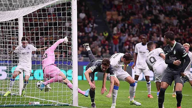 ميلان الإيطالي يحقق فوزه الأول في دوري أبطال أوروبا