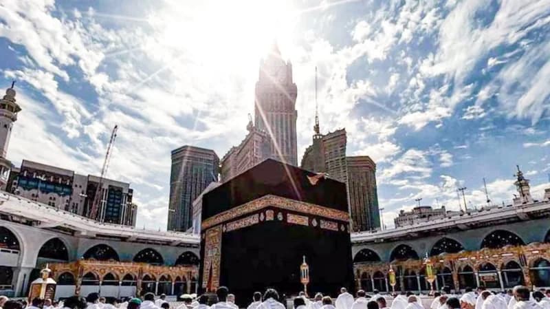 تعامد الشمس على الكعبة يوم الجمعة