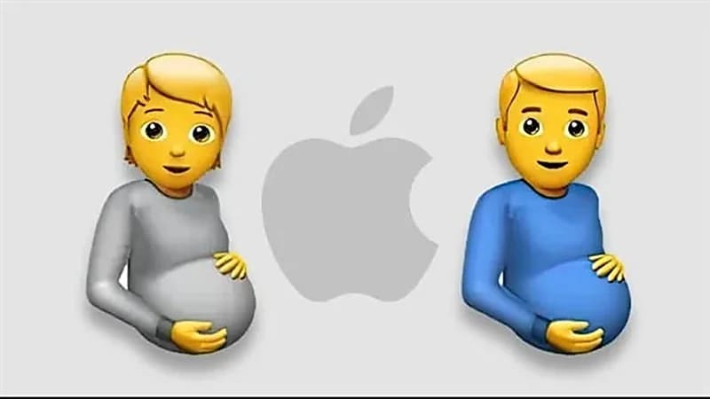 أبل تثير الجدل بصورة رجل حامل في أجهزة آيفون