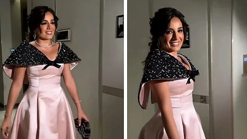 إيمان الحسيني تتألق برشاقة لافتة وإطلالة أنثوية ساحرة.. فيديو