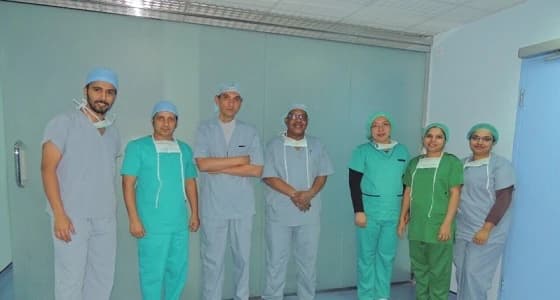 انقاذ شاب أصيب بنزيف داخلي وتهتك الطحال بمستشفى رجال ألمع